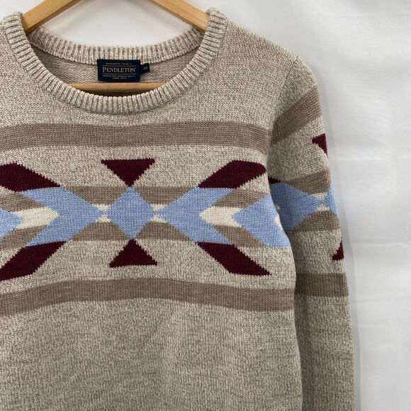 Pendleton XS tan southwestern sweater - Picture 1 of 4